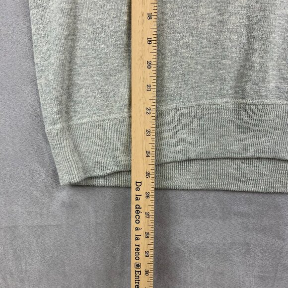 Ralph Lauren Polo Mens Sweater Medium Gray Blue Colorblock Crewneck Long Sleeve - Picture 6 of 8